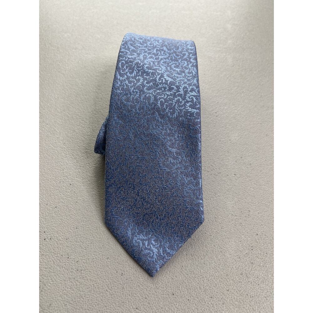 Joseph Lee Blue Floral Pattern Handmade Tie NWOT